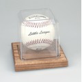 BH5 Oak Base Baseball Display